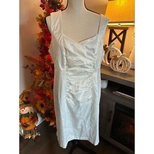 Monroe & Main women's dress 14 white